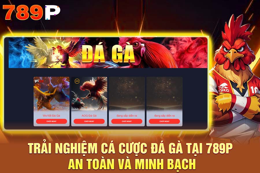 Trải Nghiệm Cá Cược Đá Gà Tại 789P An Toàn Và Minh Bạch